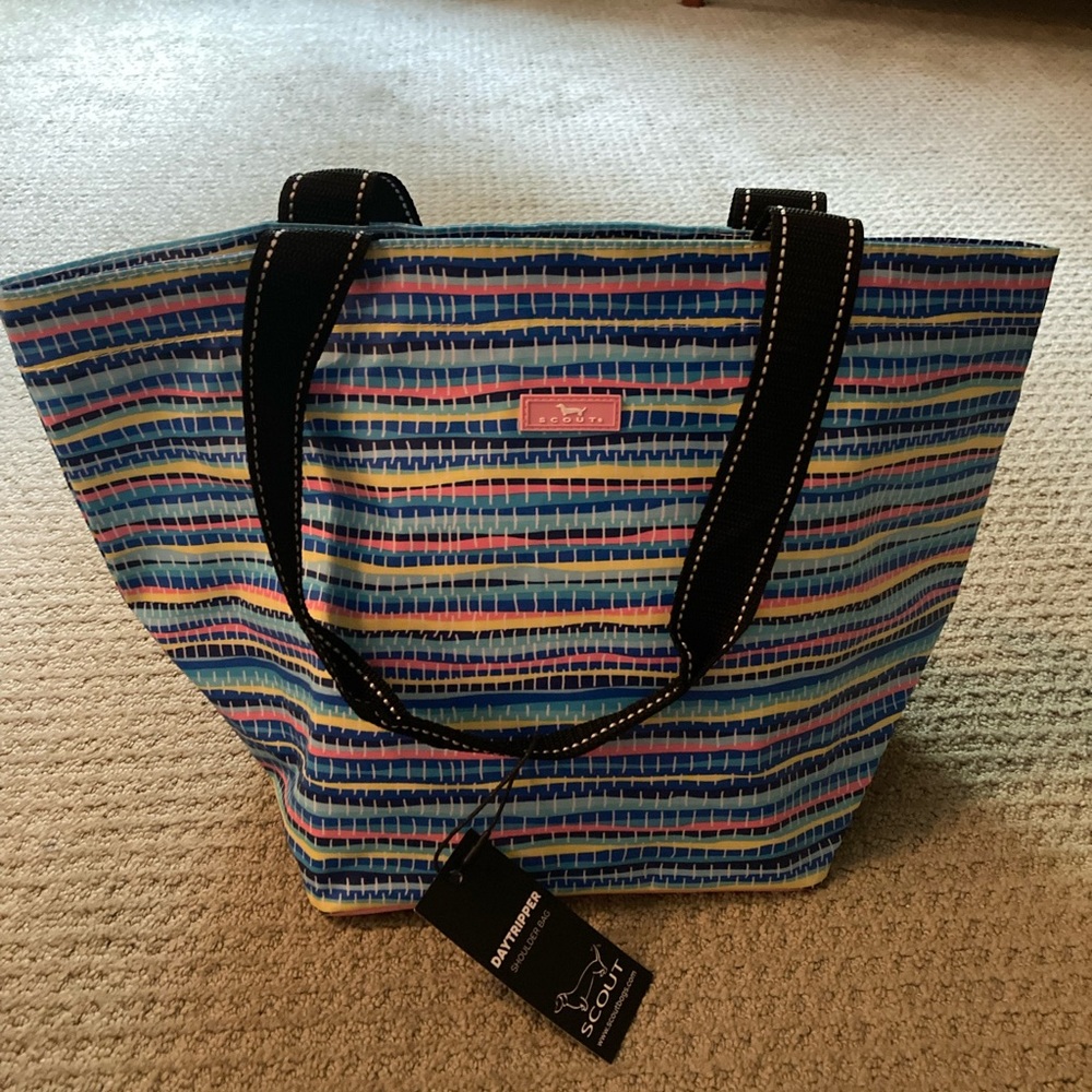This a waterproof tote from Scout, new with tags!